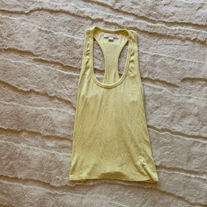 Spiritual Gangster Light Yellow Racerback Tank